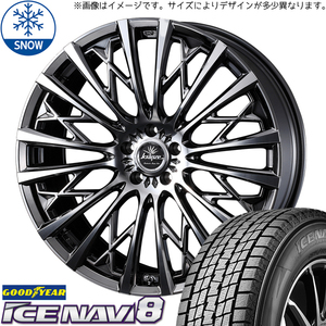 新品 エスティマ フーガ 245/40R19 GY ICENAVI8 クレンツェ 855EVO 19インチ 8.0J +48 5/114.3 スタッドレス タイヤ ホイール セット 4本