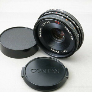 【美品】CONTAXコンタックス　TESSAR45mmF2.8MMJ　★NO.7992