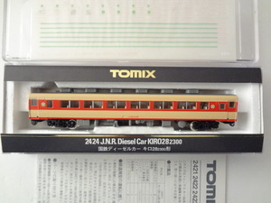 新品同様★TOMIX 2424 国鉄ディーゼルカー キロ28 2300形 鉄道模型 Nゲージ トミックス 送料350円