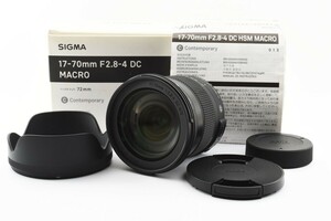 Sigma DC 17-70mm F/2.8-4 OS HSM Macro C Nikon Fマウント用 交換レンズ 元箱付き