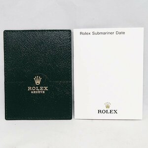 DKG★送料無料 BRC49★ 美品 ROLEX ロレックス カードケース ＆ サブマリーナ デイト 説明書 2010年 取説 取り扱い説明書　計2点