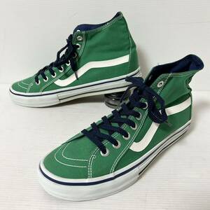 【ビッグサイズ】VANS バンズ　ハイカットスニーカー オールドスクール　V47-38 キャンバス　101/2 28.5cm グリーン　＊39