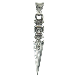 TRAVIS WALKER トラヴィスワーカー DAGGER PENDANT ダブルクロス ダガー ペンダント ペンダントトップ シルバー系【中古】