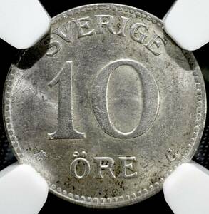 1円〜【複数出品中】珍しい レア 銀貨 1938 G スウェーデン 10 オール NGC MS62 未使用 世界 コイン 古銭 貨幣 硬貨 鑑定済み スラブコイン