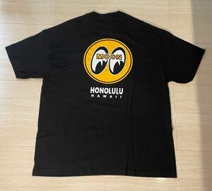 MOONEYES HONOLULU　ロゴマークバックプリントTシャツ XLサイズ ムーンアイズハワイ