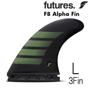 フューチャー フィン アルファ F8 モデル ラージ Lサイズ 3フィン トライフィン / Futures Fin Alpha F8 Large TriFin