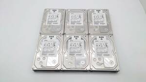 【6個セット】HGST HUS724030ALS640 3TB 3.5インチ SAS 消去済