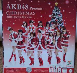 AKB48 セブンイレブン　クリスマス　篠田麻里子　等身大ポスター