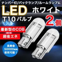 T10 LED ポジションランプ ホワイト  6000K 最新超高輝度