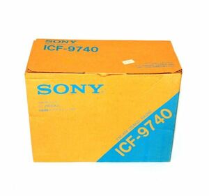 【奇跡の未使用保管品!/元箱綺麗】SONY ソニー ICF-9740 トランジスターラジオ FM AM 2バンド ホーム ビンテージラジオ RADIO 昭和レトロ