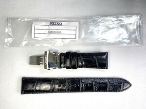 L0KE02AJ0 SEIKO プレザージュ 20mm 純正革ベルトバックル付 カーフ ブラック SARJ005/6R5J-00B0用 送料無料