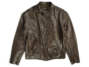 【国内正規品】 新品未使用 RRL BAINES JACKET ダブルアールエル 1930年代 アビエイター ベインズ レザー ジャケット ライダース S