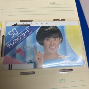 テレホンカード 松本伊代　未使用