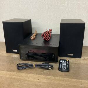 ONKYO オンキョー CR-U1/D-U1 12年製 システムコンポ ブラック リモコン付き 通電確認済み ゆうパック100サイズ発送 