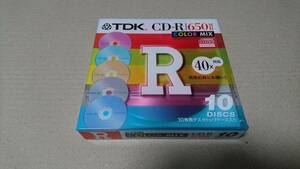 【希少】TDK CD-R CD-R74TX10PCMS 650MB 10枚 未開封 日本製