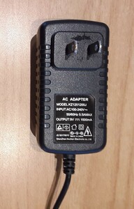 ACアダプター KZ1201200J AC アダプタ 電源 コード ケーブル ポータブルDVDプレーヤー用