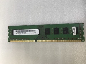 MICRON 2Rx8 PC3-12800U 4GB DDR3デスクトップ用 PC3-12800 4GB メモリ DDR3-1600 4GB DDR3 DESKTOP RAM 中古動作確認済み