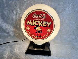 ミッキーマウス コカコーラ 75周年 ランプ コカコーラ×ミッキー 75周年記念 300個限定 ガソライト PJC- 114/300 
