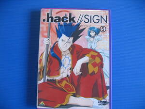 DVD■特価処分■視聴確認済■.hack//SIGN Vol.5 /コミックとして同時進行するマルチメディアの一端を担うSFアニメの傑作■No.3255