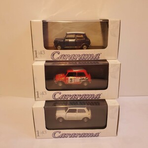 HONGWELL Cararama ホンウェル カララマ 1/43「 MINI COOPER 」白色、赤色、紺色 ミニクーパー 3台セット 新品未使用未開封 166