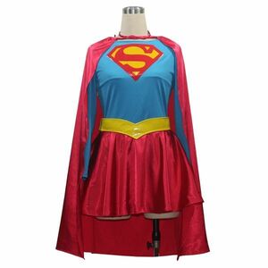 cos8038スーパーマン 衣装、コスチューム コスプレ スーパーガール コスプレ衣装
