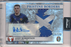 Andy Robertson 2023 Topps Pristine Road to UEFA Euro 2024 Borders Auto 199枚限定 直筆サイン リフオート アンディ・ロバートソン
