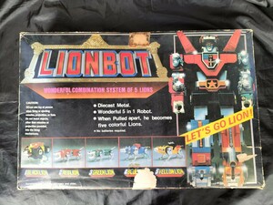 DX超合金 LIONBOT ゴライオン 百獣王ゴライオン 台湾版 DIECAST METAL 入手困難 希少レア 1980年 当時物 超合金 ポピー 海外版 ビンテージ