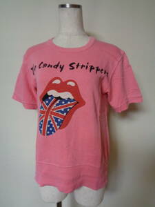 キャンディーストリッパー Candy Stripper CANDY STRIPPER ローリングストーンズ ベロだし Tシャツ