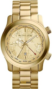 MICHAEL KORS[マイケルコース] mk5960 Runway Gold world map ランウェイ ゴールド レディース 腕時計