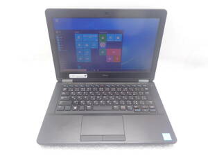 i3第6世代 DELL Latitude E5270/i3-6100U 2.3Ghz/8GB/500GB/カメラ/無線/BLUETOOTH/12.5インチ/Windows10 中古動作品(F578)