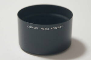 [46mm ねじ込み式] CONTAX METAL HOOD GG-3 BLACK G 90mm F2.8用純正メタルフード 希少品 [F2990]