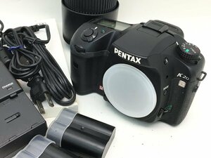 PENTAX K20 D/smc PENTAX-DA 1:4-5.8 55-300mm ED デジタル一眼レフカメラ 付属品付き ジャンク 中古【UW030643】