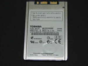 【検品済み】TOSHIBA HDD 250GB MK2529GSG (使用9305時間) 管理:v-38
