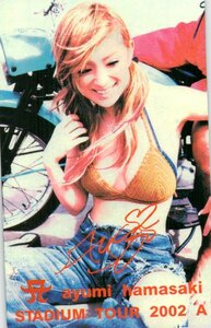 ★浜崎あゆみ　STADIUM TOUR 2002　A★テレカ５０度数未使用pn_293