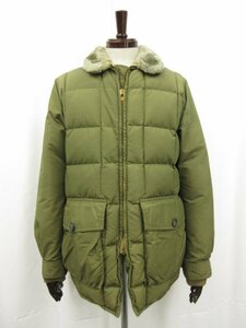 HH60年代 アーカイヴ【エディーバウアー Eddie Bauer BAUER DOWN 】日の出タグ TALON ユーコンダウンジャケット(メンズ)38 カーキ 17MW2829