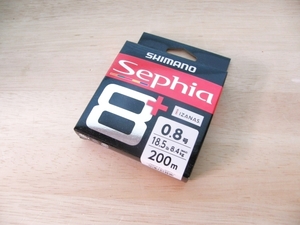 新品 シマノ Sephia+8 0.8号 200m LD-E61T [769954] 定価3600円(税抜)