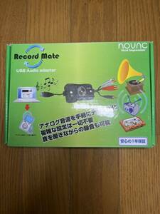 ノバック NOVAC NV-RM001 [USB接続 オーディオキャプチャ Record Mate] バックアップ