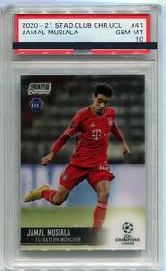 2020 TOPPS STADIUM CHROME JAMAL MUSIALA ムシアラ RC PSA 10