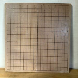 囲碁盤 木製 折りたたみ　卓上板　S盤　420×445×20mm 中古