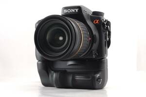 動作品 ソニー SONY α700 DSLR-A700 レンズ TAMRON AF 17-50mm f2.8 デジタル一眼カメラ バッテリーグリップ VG-C70AM フード付 管K6369