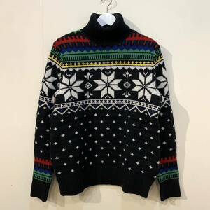 Polo Ralph Lauren NORDIC KNIT SWEATER ポロ ラルフローレン ノルディック 雪柄 タートルネック ニット セーター ネイティブ フェアアイル