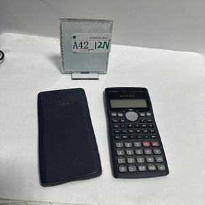 「A42_12N」CASIO カシオ 関数電卓 fx-570MS 中古　電池無し(240509)