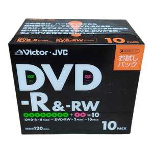 ビクター DVD-R DVD-RW 10枚パック VD-R120WA10 日本製