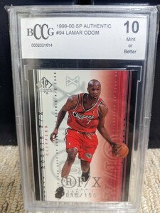 nba lamar odom sp authentic rookie card clippers クリッパーズ los angels upper deck