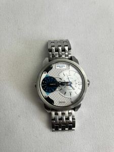 (JU)腕時計 時計　ディーゼル　DIESEL クォーツ　電池切れ　DZ7305 デュアルタイム　ミニダディ　メンズ　ビックフェイス
