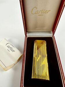Cartier カルティエ ガスライター ゴールド 箱付 着火未確認 【4/72E】
