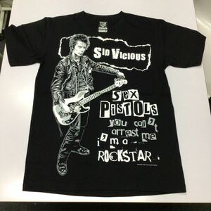SR13A2. バンドTシャツ Mサイズ　Sid Vicious ① シドヴィシャス　Sex Pistols セックスピストルズ
