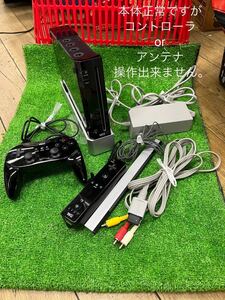 ○F7136 任天堂　Wii 本体　リモコン他セット　RVL-001○