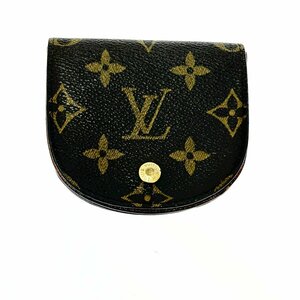 【1円スタート】LOUIS VUITTON ルイ・ヴィトン M61970 モノグラム ポルトモネ グゼ ブラウン コインケース 262724