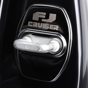 【FJクルーザー】 ドアロックカバー3個セット トヨタ 保護カバー アクセサリー 2006～2021年式用 取り付けが簡単 ステンレス製 全3色